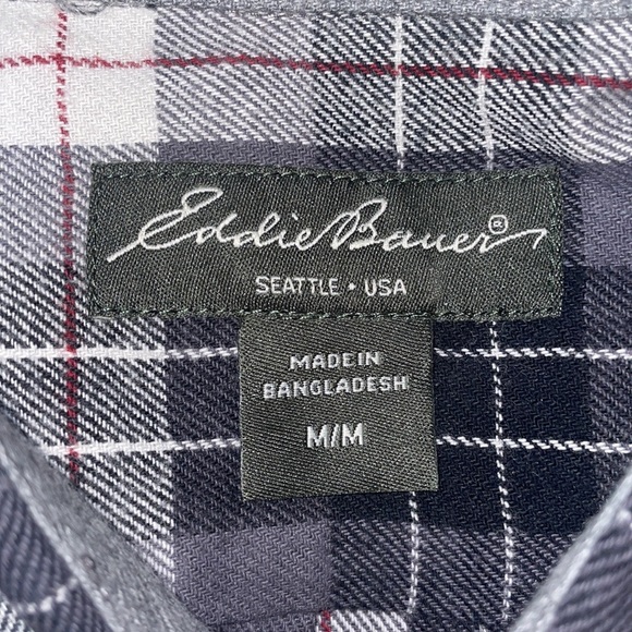 Eddie Bauer -  Eddie's Favorite Flannel Classic Fit Shirt - Plaid, NWT - Picture 3 of 6